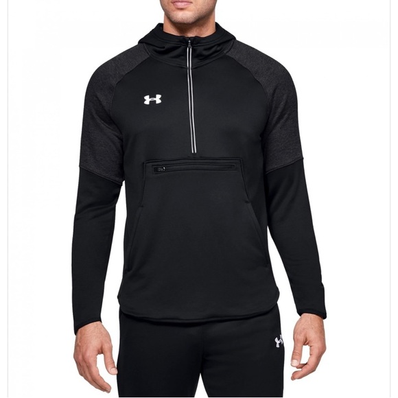 Under Armour Other - Under Armour Loose Fit Mens Full Zip Men Hoodie Black/Grey XL